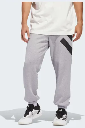 adidas Pantalones gris medio jaspeado de felpa Anthony Edwards Foundation de