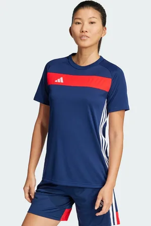 adidas Camiseta azul marino equipo y roja básica Tiro 25 Essentials de