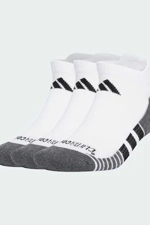 adidas Pack de 3 pares de calcetines de color blanco y negro acolchados de caña baja Climacool Cushioned de
