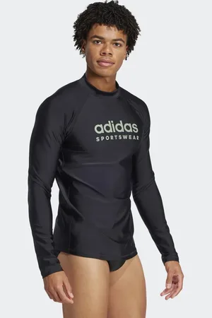 adidas Camiseta protectora negra de manga larga de -Negro