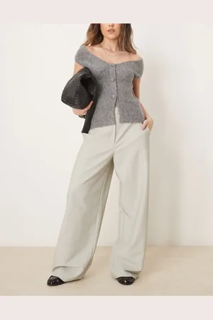 ASOS Pantalones de sastre de pernera recta holgada de