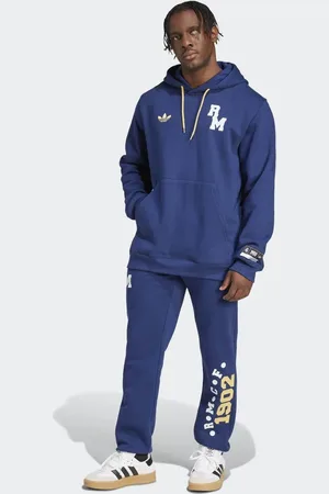 adidas Pantalones azul marino con diseño del Real Madrid VRCT de