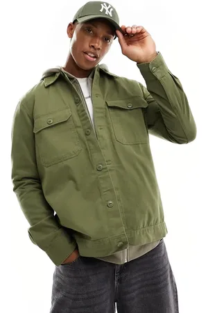 Only & Sons Sobrecamisa caqui de estilo worker de -Verde