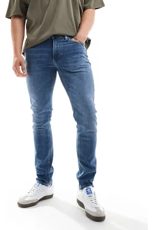 Lee Vaqueros de corte tapered slim con Luke de -Azul