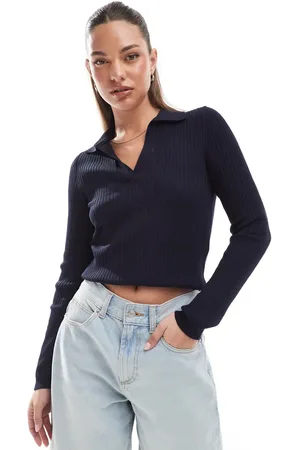 ONLY Polo con cuello de pico de