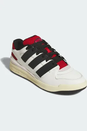 adidas Zapatillas de deporte blanco hueso, negras y rojas Forum2000 de