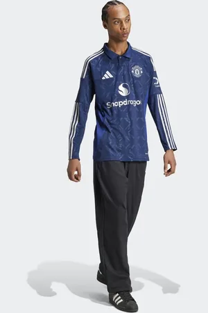 adidas Camiseta azul añil nocturno de manga larga de la segunda equipación del Manchester United 24/25 de