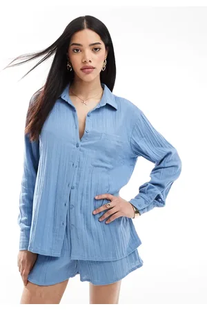 Esmée Camisa playera empolvado holgada de manga larga exclusiva de Esmee