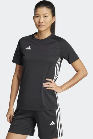 adidas Camiseta negra y blanca básica Tiro 25 Essentials de -Negro