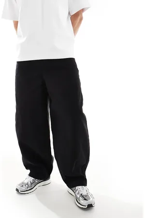 ASOS Pantalones negros holgados y extragrandes de