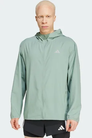 adidas Chaqueta verde plateado Run It de