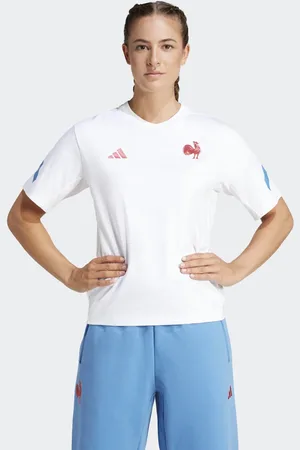 adidas Camiseta blanca de viaje con diseño de la selección de Francia Z.N.E. de