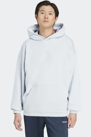adidas Sudadera azul claro básica con capucha Premium Essentials de