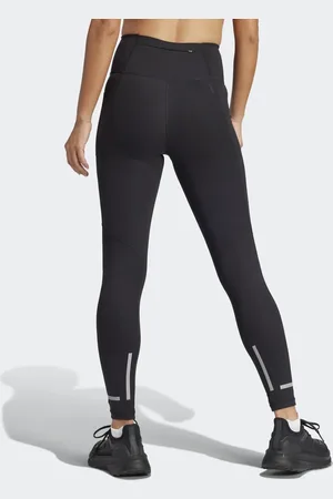 adidas Leggings de 7/8 negros con detalle reflectante Ultimate de