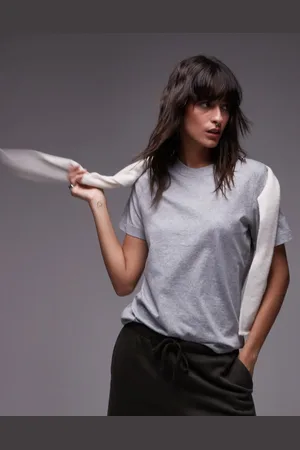 ARKET Camiseta gris jaspeado de
