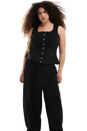 Esmée Pantalones playeros negros exclusivos de Esmée Curve