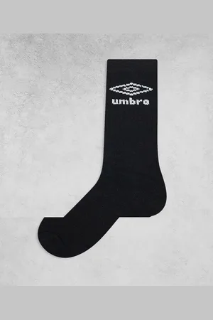 Umbro Pack de 3 pares de calcetines de color negro, gris y blanco de