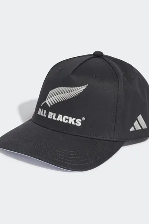 adidas Gorra negra con botón de presión y diseño de los All Blacks de -Negro