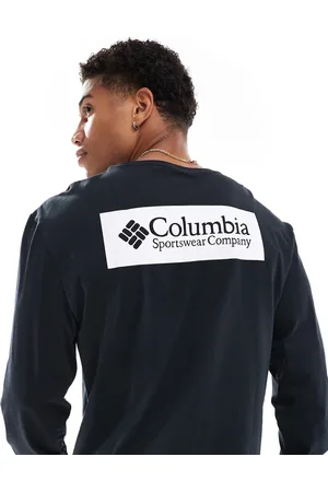 Columbia Camiseta de manga larga negra North Cascades de
