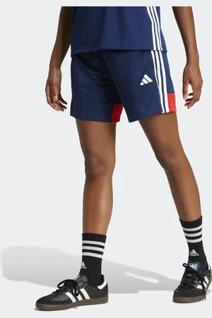 adidas Pantalones cortos azul marino equipo y rojos básicos Tiro 25 Essentials de