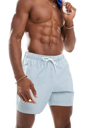 Hollister Shorts de baño de 5" a rayas de sirsaca de