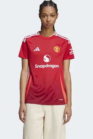 adidas Camiseta roja de la primera equipación del Manchester United 24/25 de -Rojo