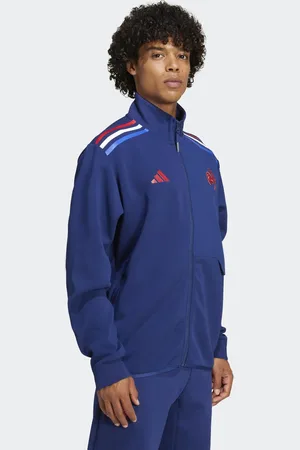 adidas Chaqueta con diseño de la selección de rugby de Francia Anthem de
