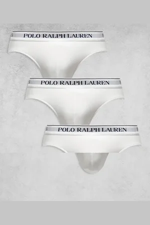 Ralph Lauren Pack de 3 calzoncillos blancos de
