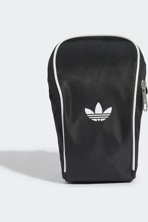 adidas Bolso pequeño negro y blanco Adicolor de