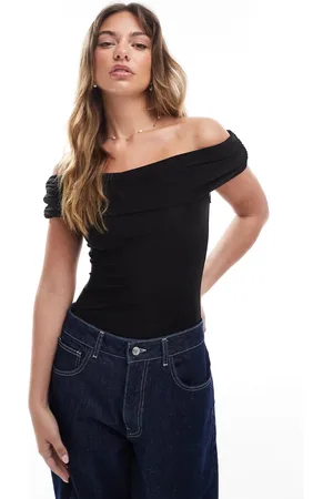 Miss Selfridge Body sin mangas de tejido suave de