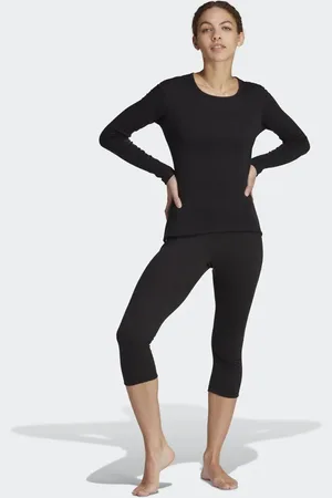 adidas Camiseta interior negra de manga larga con lana de merino Xperior 260 de