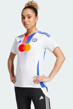 adidas Camiseta blanca de la primera equipación del Olympique Lyonnais 24/25 de