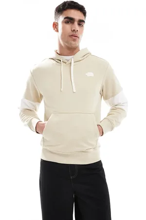 The North Face Sudadera beis arena holgada con capucha de felpa de rizo de -Neutro