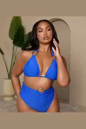 Moda Minx Braguitas de bikini con herraje dorado de Curve x Bernadette Afia