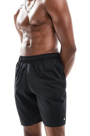 adidas Shorts de baño negros de largo clásico Solid CLX de adidas Training