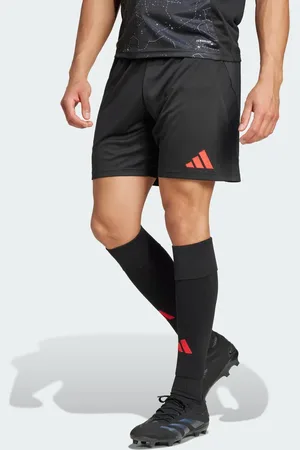 adidas Pantalones cortos negros con diseño de la segunda equipación del Benfica de la temporada 24/25 de