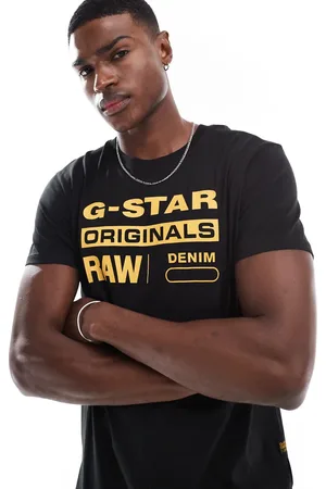 G-Star Camiseta negra con logo estampado Originals de