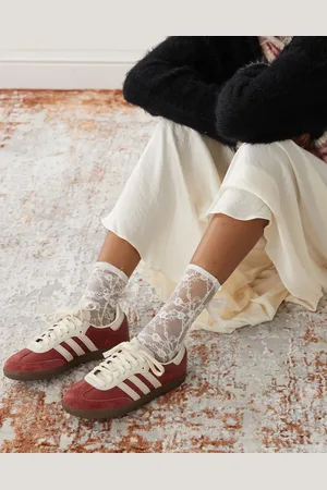 adidas Zapatillas de deporte burdeos y beis Samba OG de