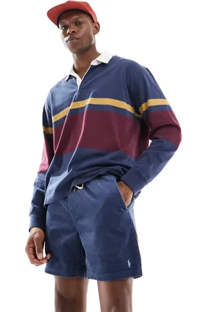 Ralph Lauren Pantalones cortos con logo de pana Prepsters de