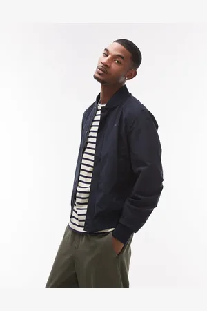 Tommy Hilfiger Chaqueta bomber azul marino ligera de