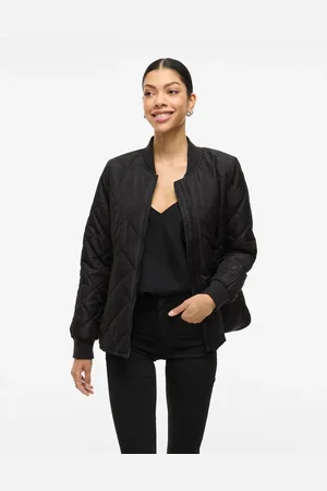 VILA Chaqueta bomber negra de -Negro