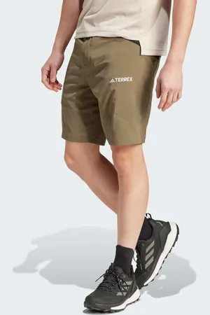 adidas Pantalones cortos color oliva de largo medio Terrex Xperior de -Verde