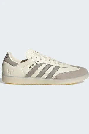 adidas Botas blanco crema y marrón claro Samba Messi de