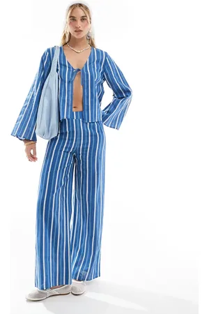 Esmée Pantalones playeros azules a rayas exclusivos de Esmee
