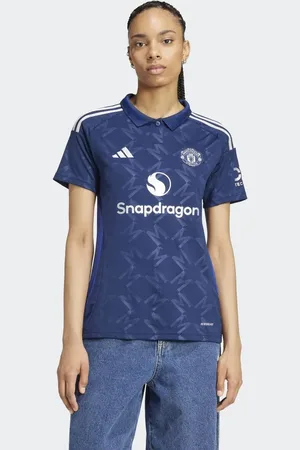 adidas Camiseta azul añil nocturno de la segunda equipación del Manchester United 24/25 de