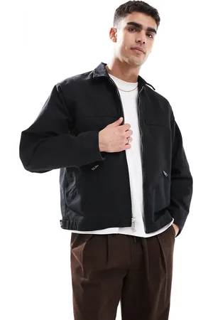 The North Face Chaqueta negra de estilo worker Cedar de