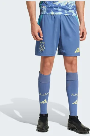 adidas Pantalones cortos azules con diseño de la segunda equipación del Ajax de Ámsterdam de la temporada 24/25 de