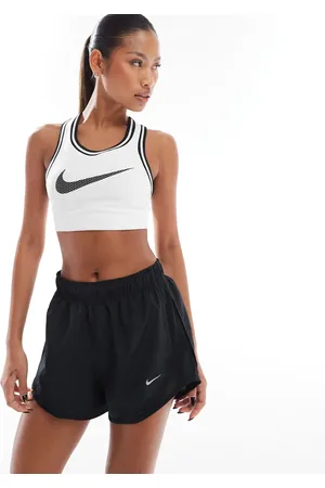 Nike Pantalones cortos de 3" negros de talle medio Tempo Dri-FIT de
