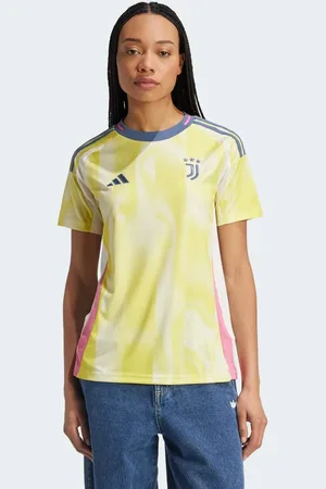 adidas Camiseta amarillo azufre de la segunda equipación del Juventus de la temporada 24/25 de