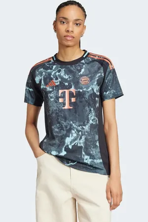 adidas Camiseta negra con diseño de la segunda equipación del FC Bayern de la temporada 24/25 de